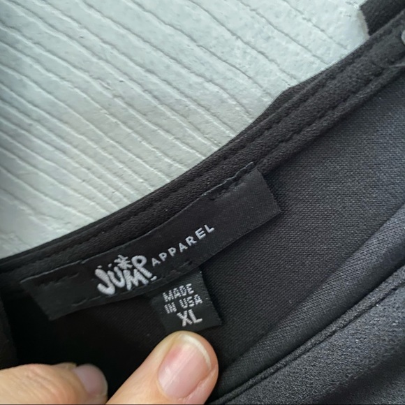 Jump by Nordstrom Ruffle Neck Jumpsuit XL NWT - Picture 5 of 7